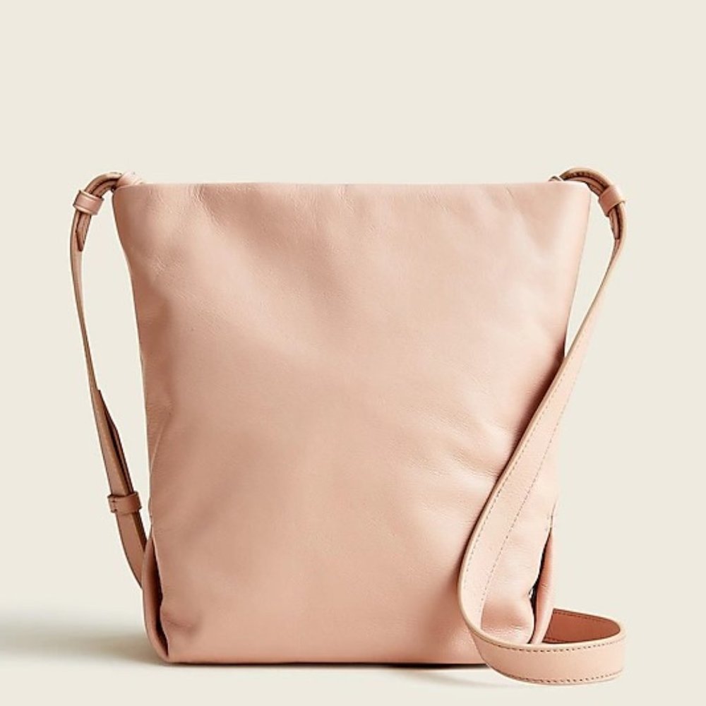 J. Crew Oslo soft leather bucket bag